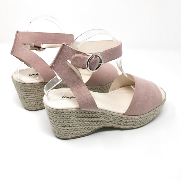 🦋LAST PAIR🦋Blush Rose Espadrille Buckle Wedge - Picture 6 of 6